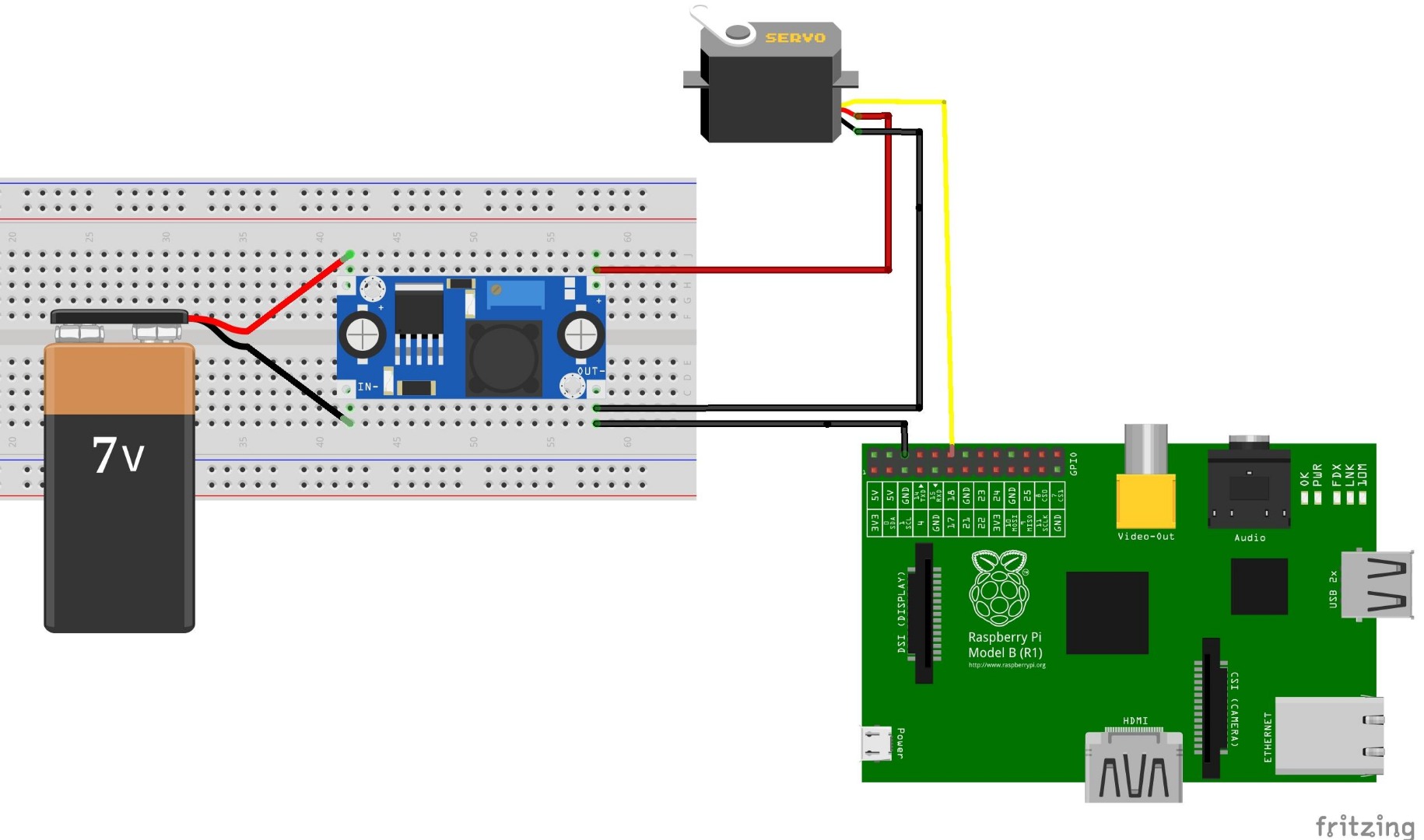 Circuito Servo Motor